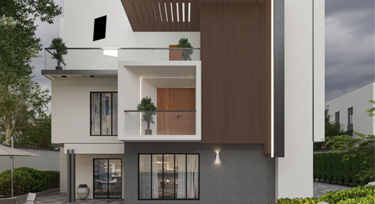 Brown and Black Composite Wide Exterior Cladding – Durable & Modern Outdoor Wall Panels