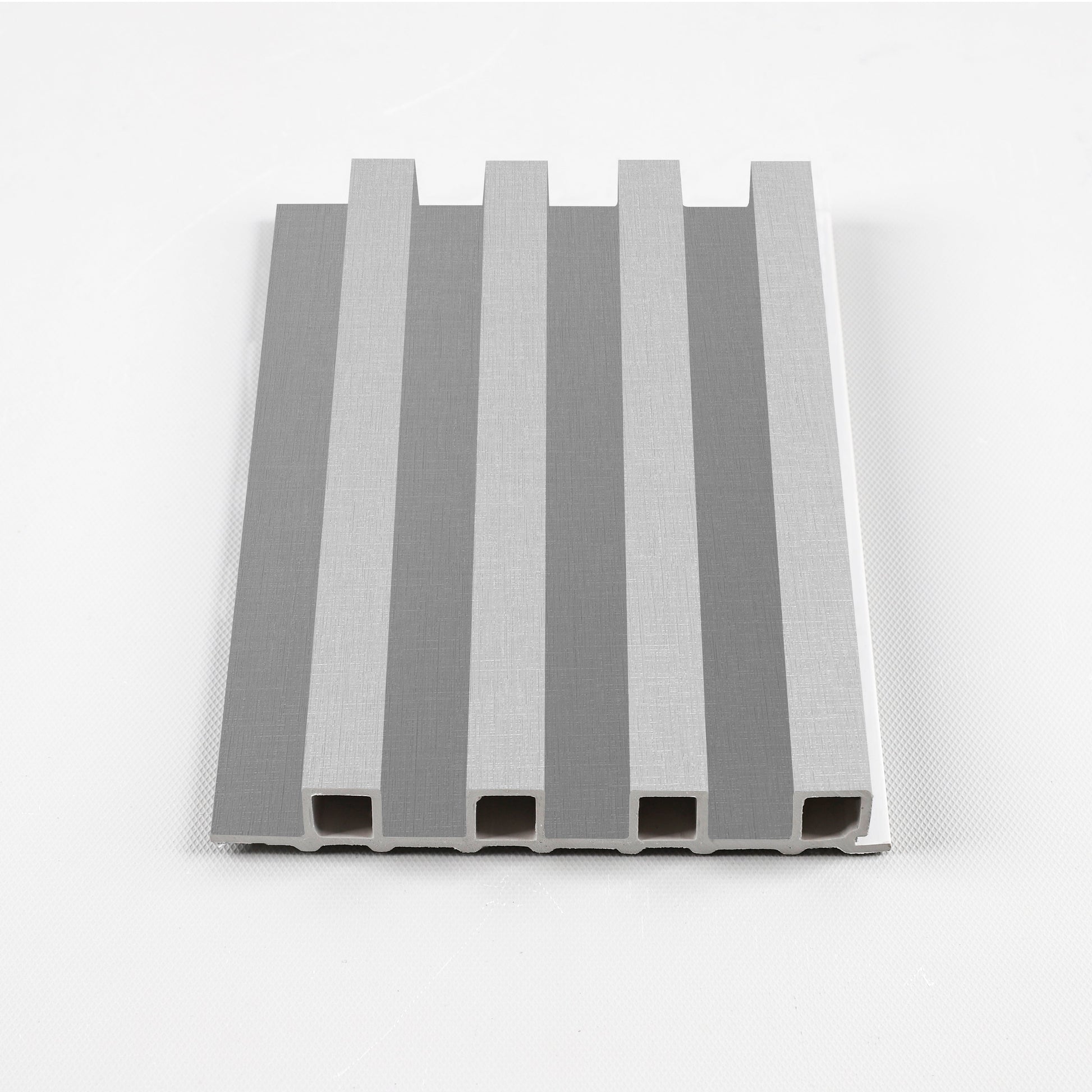 White linen WPC Fluted 3D Wall Panels. Wall Panels Hub