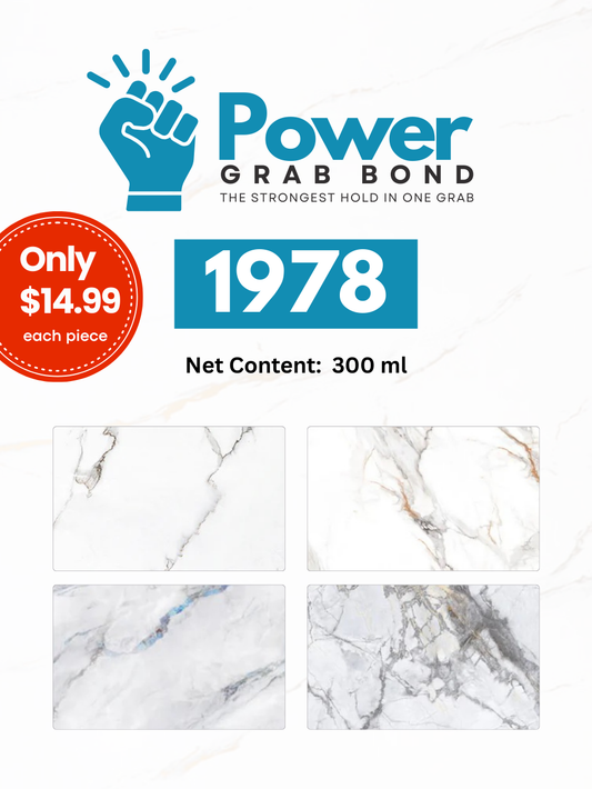 Power Grab Bond marble adhesive 300 ml strong hold glue for marble stone and tile surfaces