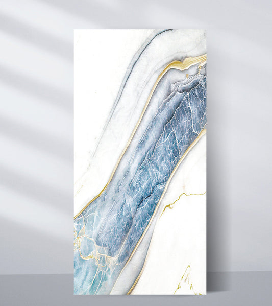 PVC Marble Sheet Wall Panels Hub Blue Drift Marble