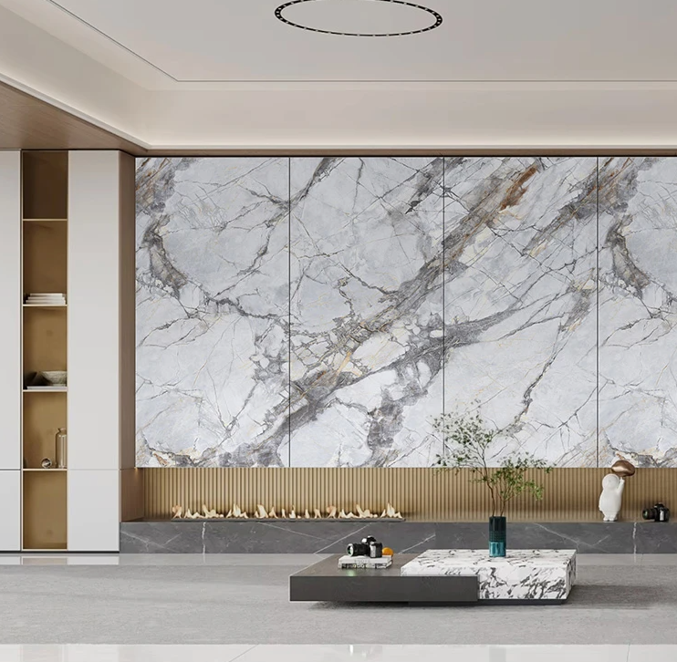 3D Marble Wall Panels Bookmatch