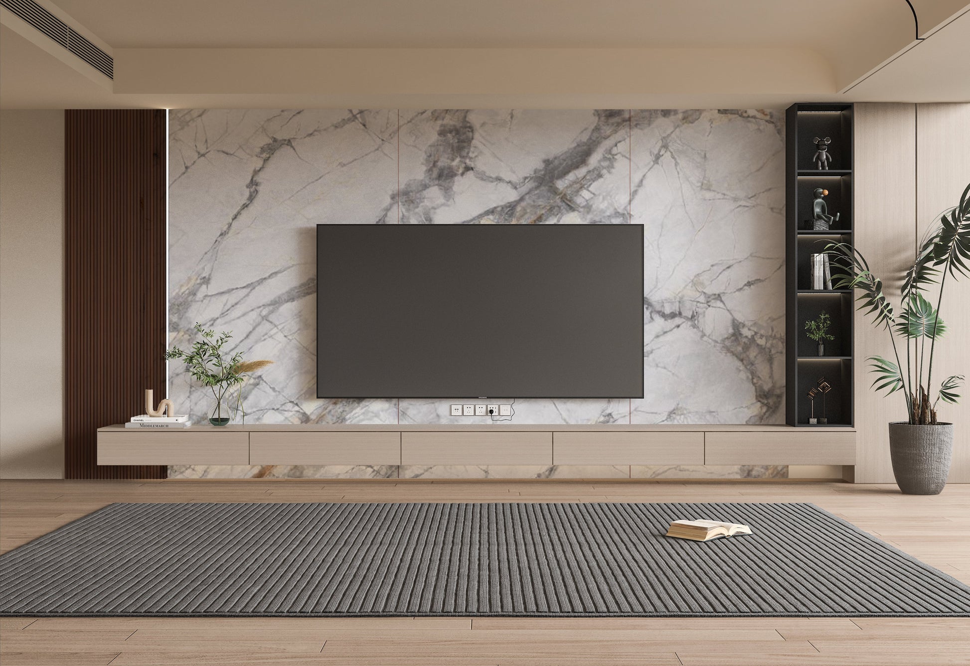 PVC 3D Marble Sheet Deep Veins. Wall Panels Hub. Tv Wall Design