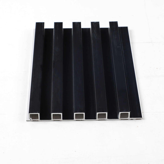 Black PVC fluted wall panel for modern interiors premium quality easy installation perfect for New Jersey