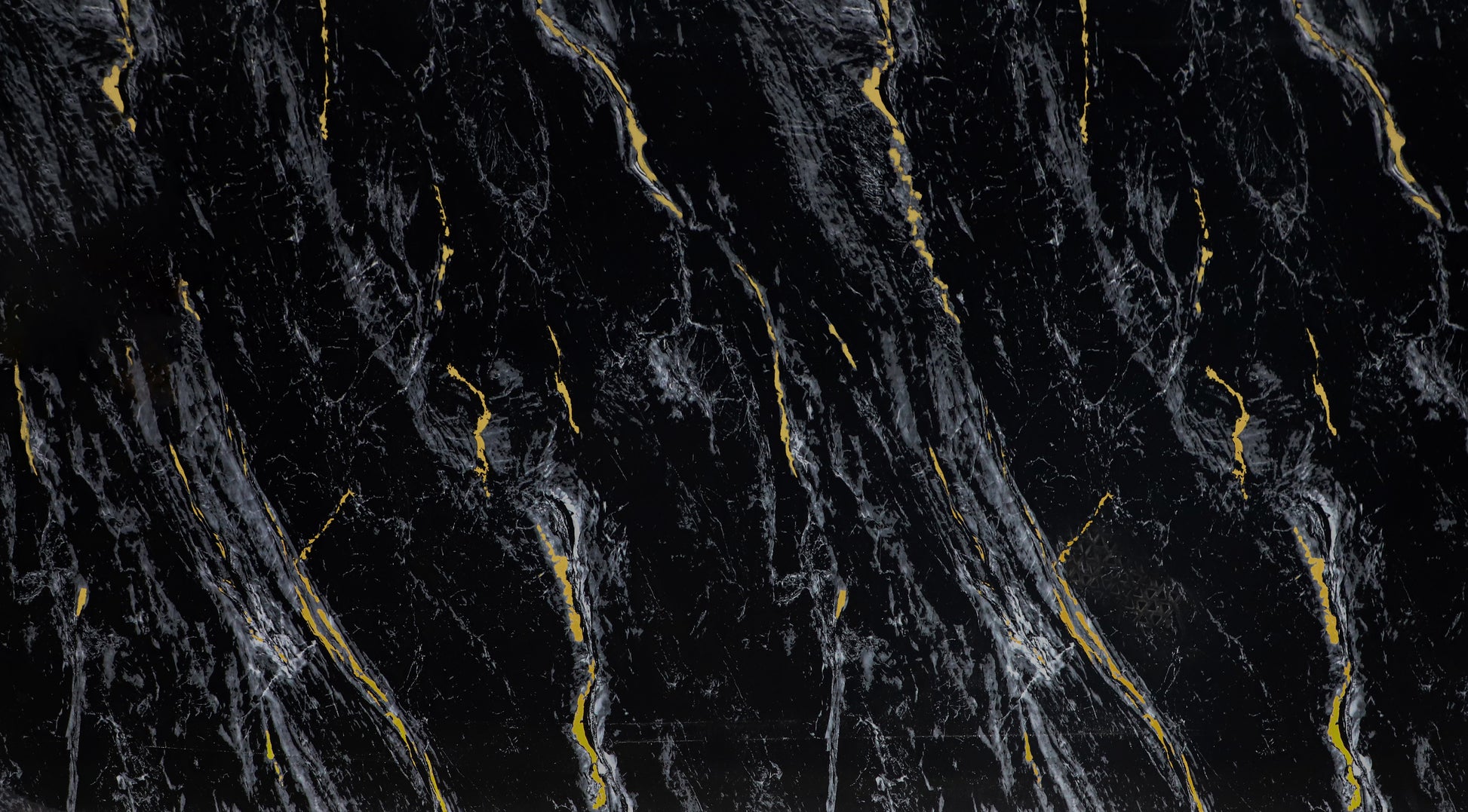 Midnight Gold Marble UV Protected PVC Wall Panel