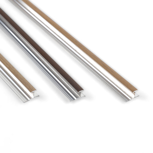 6.3mm Aluminum H-Joint Connection Trim for Wood Veneer Wall Panels – Matching Color