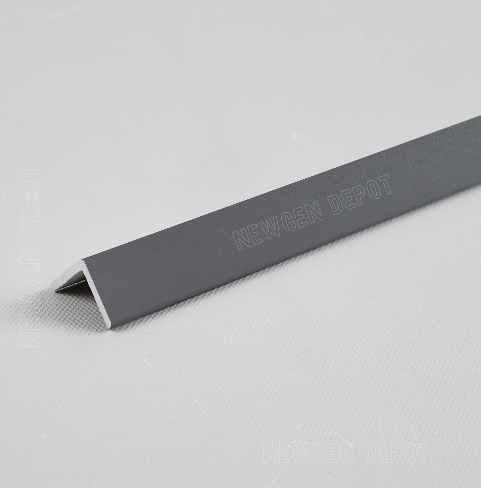 Wall Panels Hub Silver Gray Metallic Corner Trim
