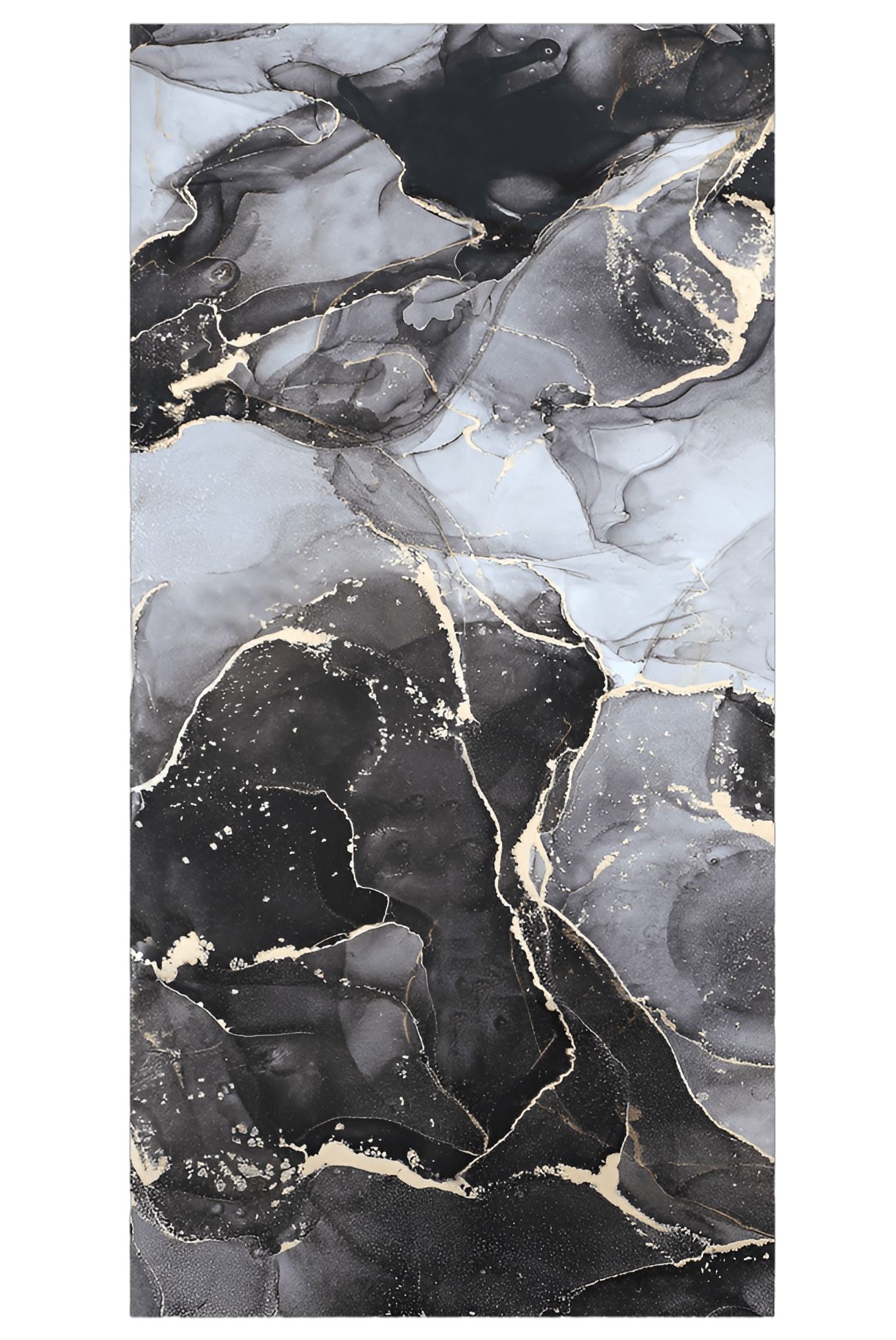 PVC 3D MARBLE SHEET GOLDEN ONYX BLACK Wall Panels Hub