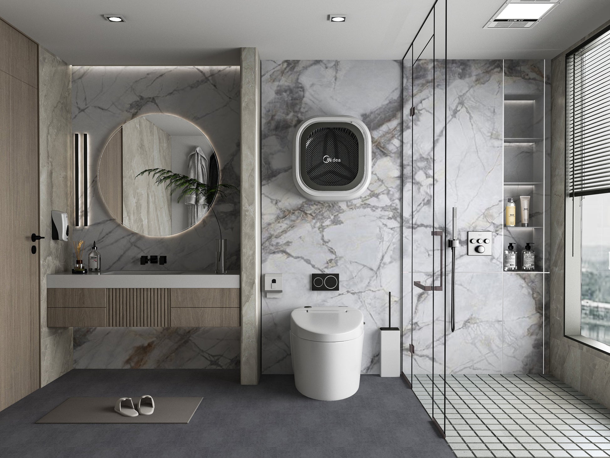 PVC 3D Marble Sheet Deep Veins. Wall Panels Hub. Bathroom Design From PVC Marble Sheets