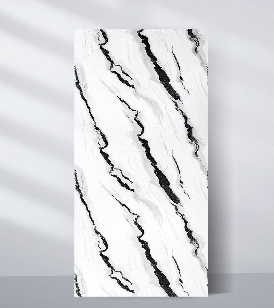 PVC MARBLE SHEET Wall Panels Hub PANDA WHITE