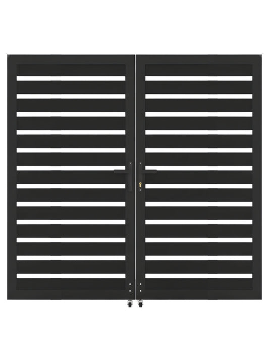 Aluminum Premium Fence Gate 6x6 – Modern, Heavy Duty, Semi Privacy