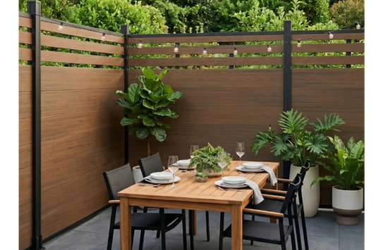 Black Aluminum Fence Durable Outdoor Fencing