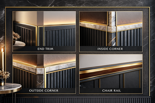 Types of Trims for Decorative Wall Panels: A Complete Guide