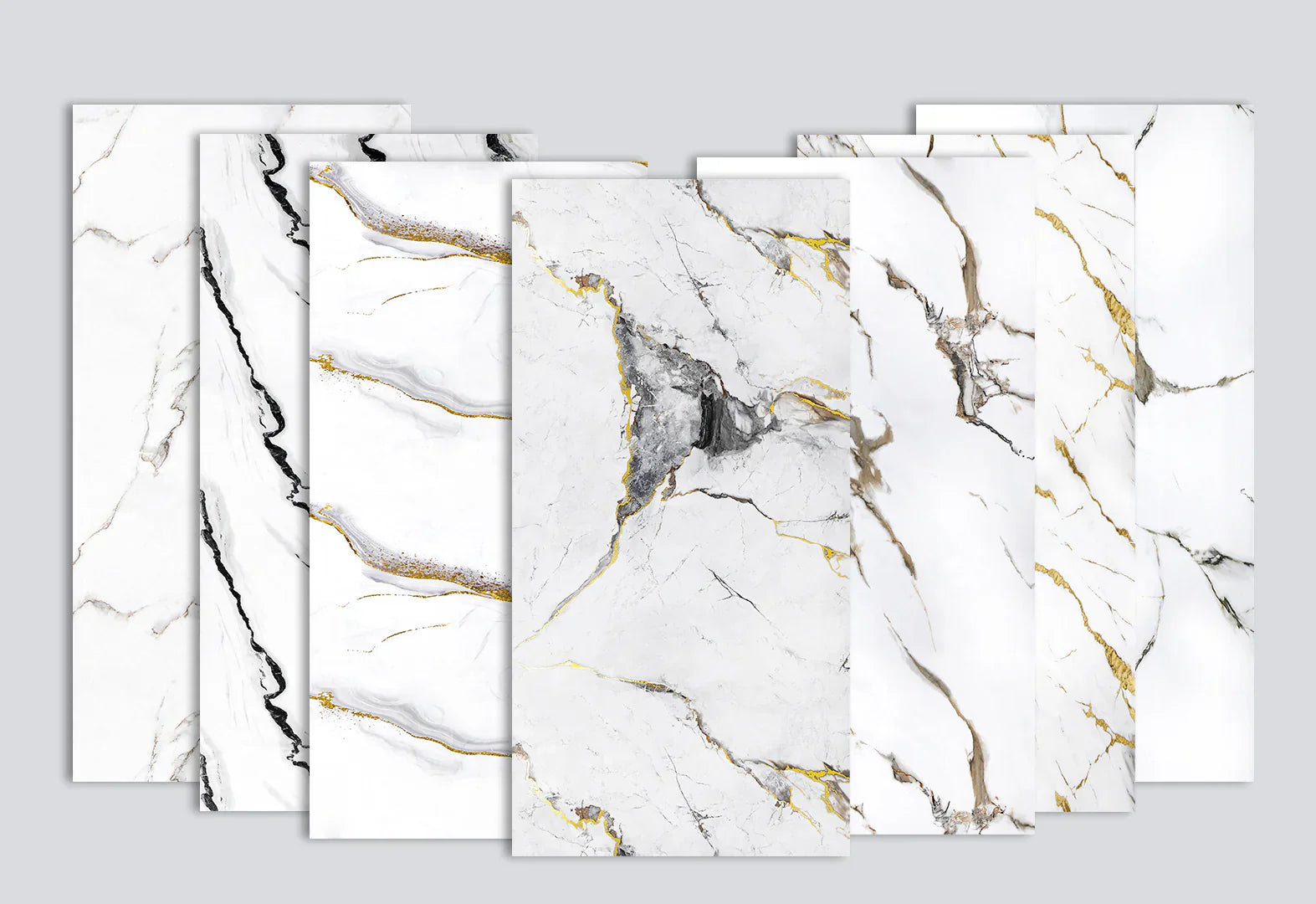 Samples of Acoustic Panels, WPC & PVC Marble Sheets – Wall Panels Hub