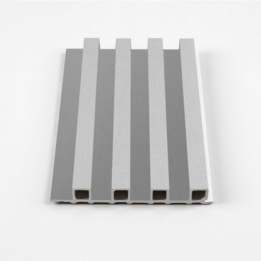 White linen WPC Fluted 3D Wall Panels. Wall Panels Hub