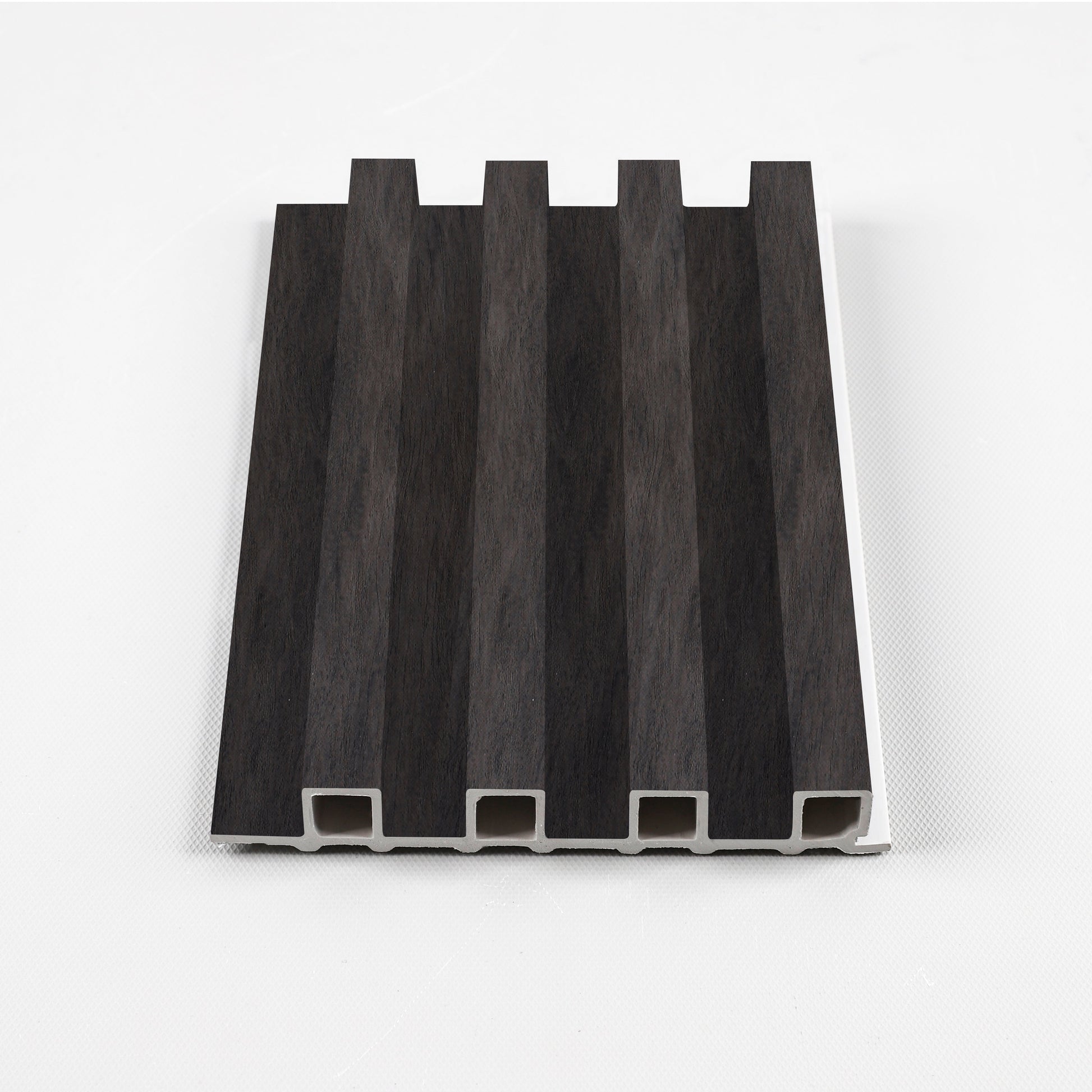Dark Smoky Oak WPC Fluted 3D Wall Panels. Wall Panels Hub