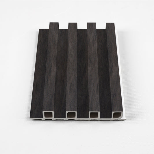 Dark Smoky Oak WPC Fluted 3D Wall Panels. Wall Panels Hub