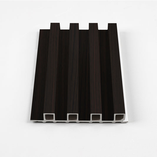 Walnut Ink WPC Fluted 3D Wall Panels. Wall Panels Hub