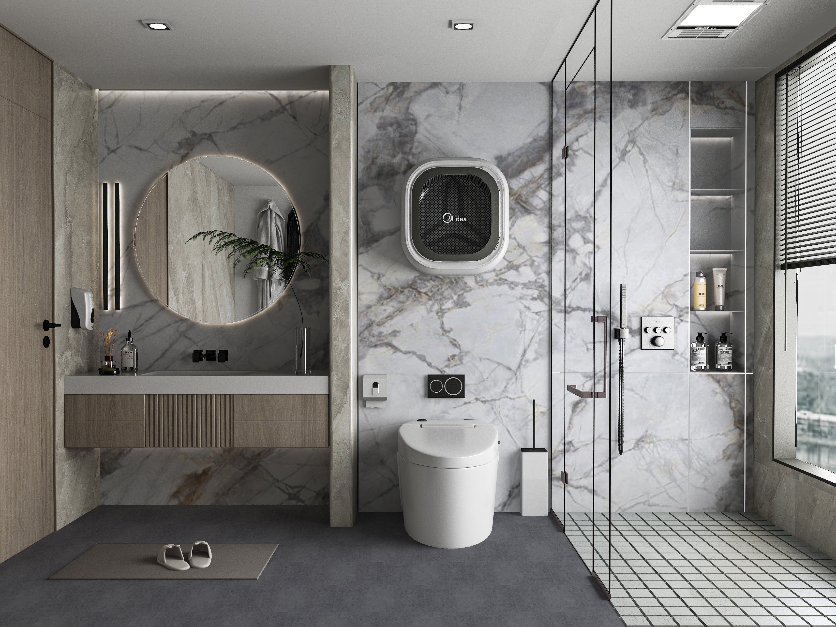 Bookmatch PVC Marble Sheets – Wall Panels Hub