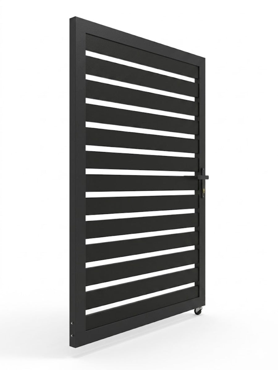 durable aluminum fence gate 4x6 ft rust resistant outdoor gate
