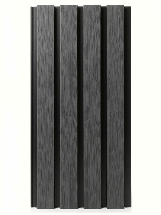 Black and Gray Composite Exterior Cladding