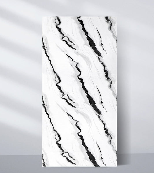 PVC MARBLE SHEET Wall Panels Hub PANDA WHITE