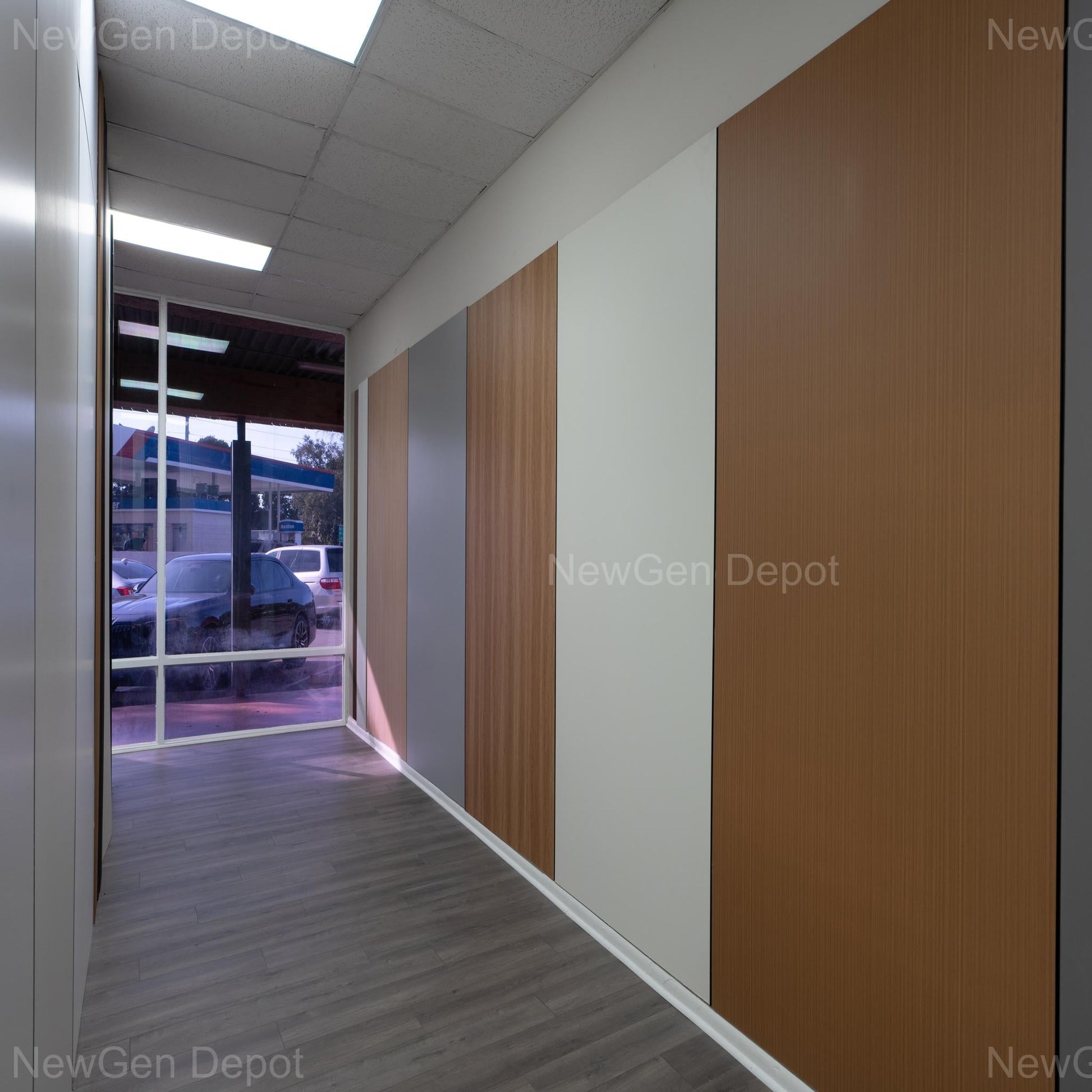 Wood wall panel installation