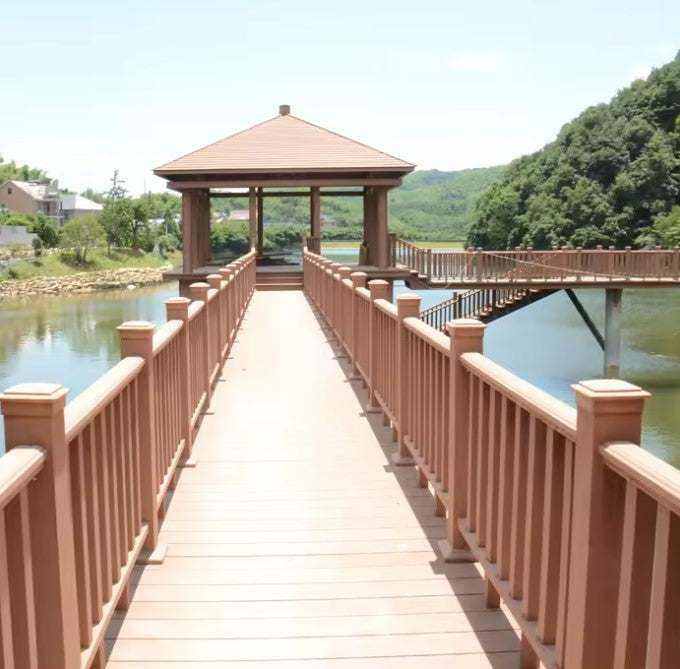 Wrail composite dock railing overlooking water  ideal for NJ docks