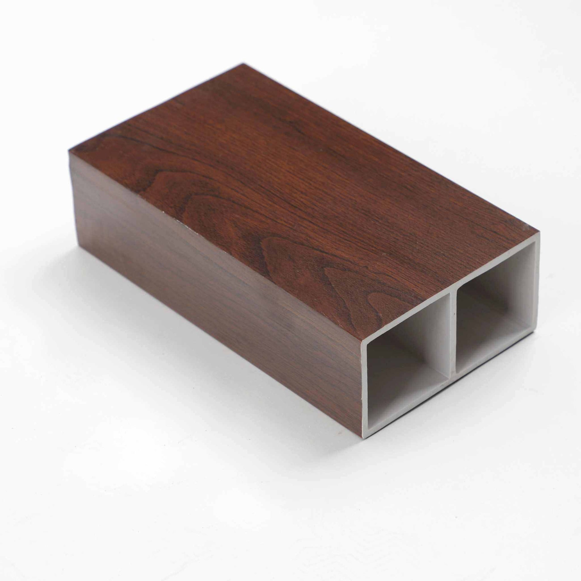 Brown WPC timber batten for bedroom partition 